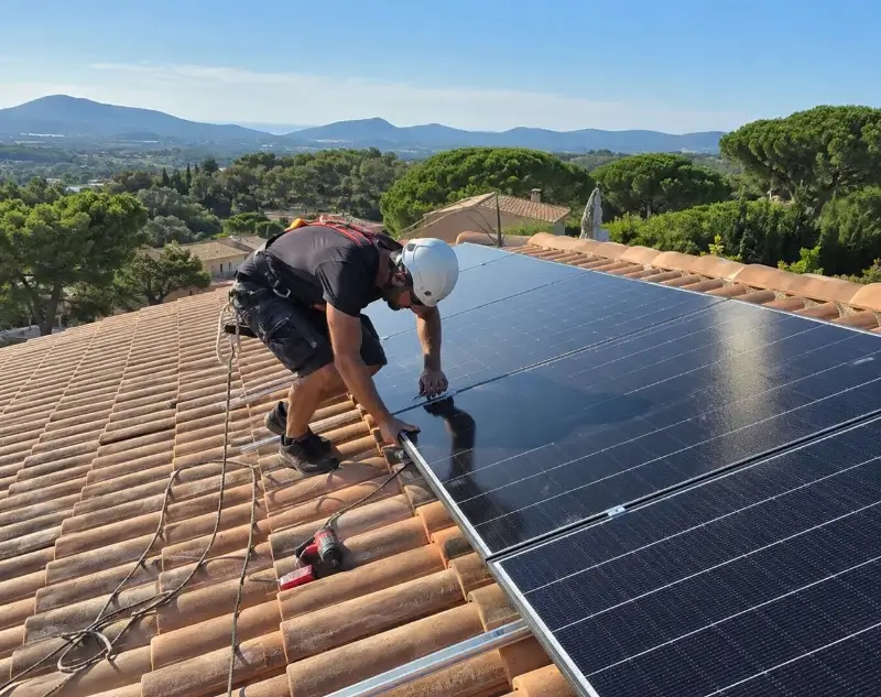 Installateur panneaux solaires Pierrelongue — pose photovoltaïque sur toiture
